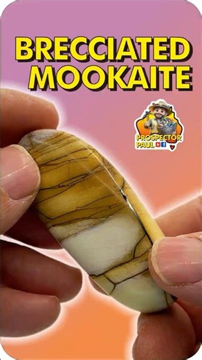 Brecciated Mookaite Before and After Tumble Polishing #crystals #rockhounding #gemstone #gems