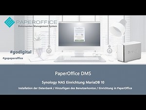 Synology NAS setup with MariaDB 10 and the PaperOffice document management system