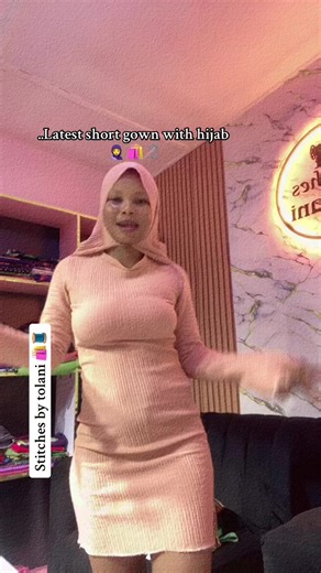 Latest shot gown with hijab 🧕 🛍️🌺