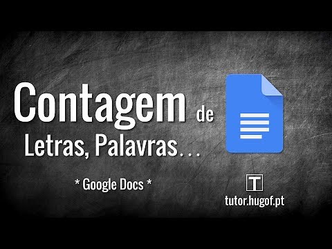 Google Docs: contar carateres, palavras, páginas