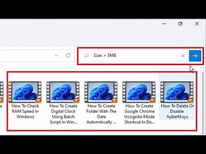 How To Search Files By Size