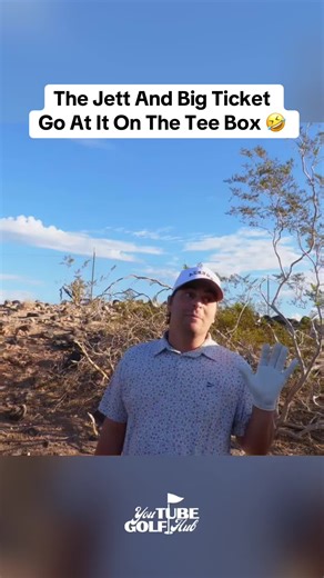 The Jett and Big Ticket Golf Challenge on the Tee Box