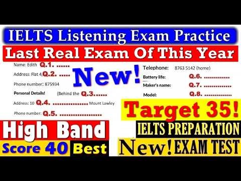 IELTS LISTENING PRACTICE TEST 2025 WITH ANSWERS | 30.12.2025