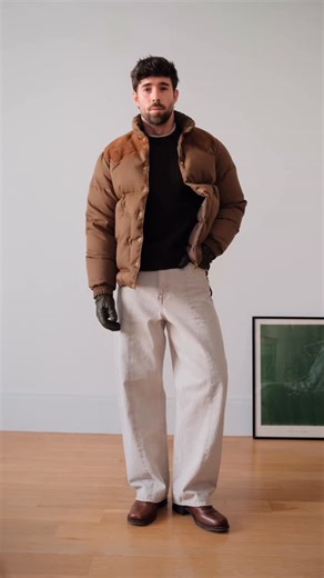 DANIEL SIMMONS on Instagram: "First outfit of 2026 🥶 - Styling the puffer jacket Would you wear this team? LMK! 👀"