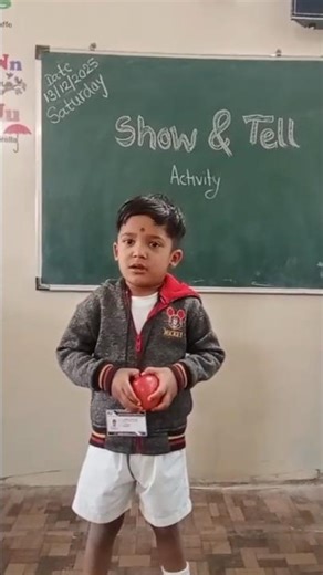 My Show and Tell Activity 🎤✨Learning with Confidence 💖