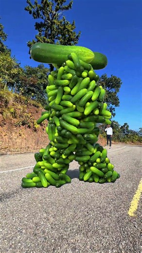 Vegetables collide. C4d works 😯 #viralshorts #shorts #vfx #shortsfeed #shortsyoutube