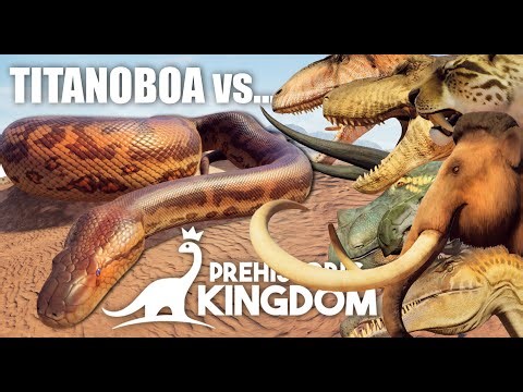 HOW Big is TITANOBOA in Prehistoric Kigdom? | Size Comparison