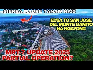 MRT -7 update Mag Partial operation na sa 2025? matatapos kaya nila? 300k pasenger araw araw!