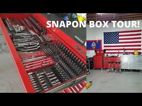 Snap-On tool box tour! 55in Masters KRL722
