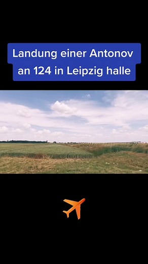 Antonov An-124 Landing in Leipzig Halle