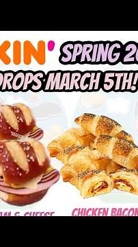 Dunkin’ Spring 2025 menu!!