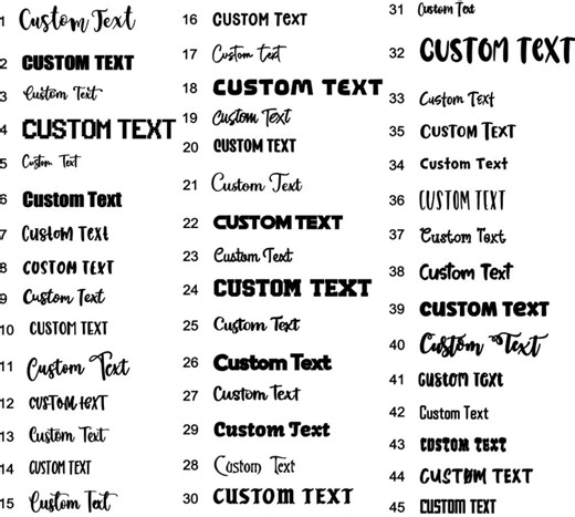 Custom Name Vinyl Decals — Personalized Text for Cups, Cars, Mirrors & More - Etsy