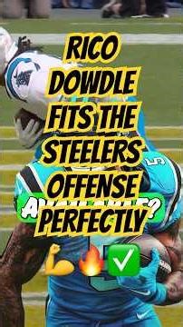 Rico Dowdle is officially a STEELER 😤🔥