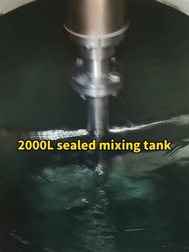2000-Liter Sealed Mixing Tank for Food Processing
