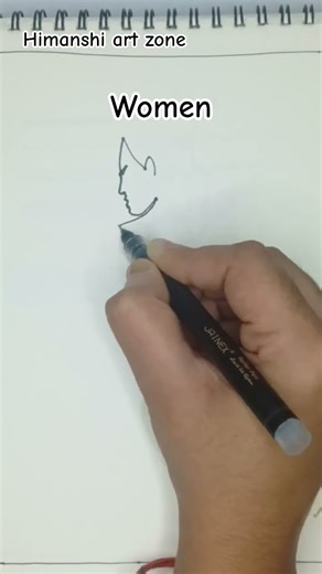 one line drawing | satisfying art #shorts #art #drawing #youtube #women #stroke #video #satisfying