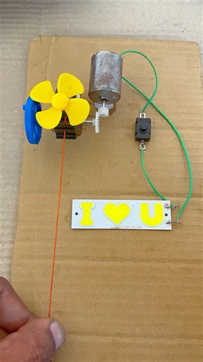 Powering propose light using toy train engine#shorts #shortsfeed