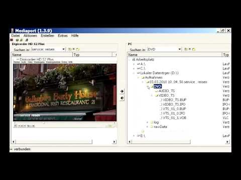 Schritt für Schritt - Mediaport-Datentransfer von Receiver zu PC