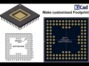 KiCad_02_Make Custom Footprint_PGA100