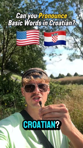 Can you Pronounce Basic Croatian Words? #learning #languages #croatian #easy #lesson