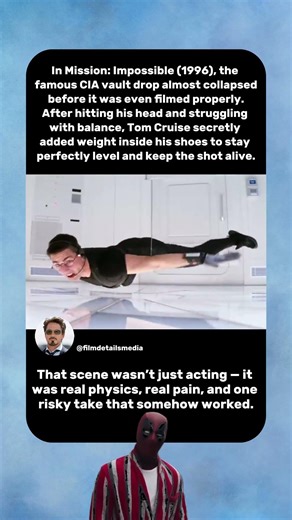 That Iconic Vault Drop Almost Didn’t Happen 😳 | Mission: Impossible (1996)