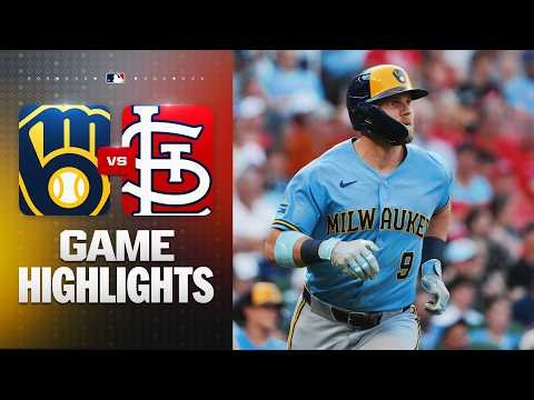Brewers vs. Cardinals Highlights (7/9/26) | MLB Highlights