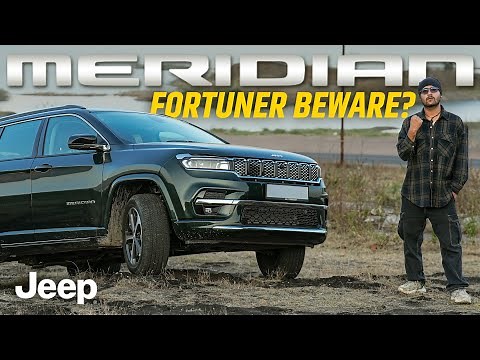 Jeep Meridian Overland Walkaround & Ride Review ⚡ Should Fortuner Be Worried?