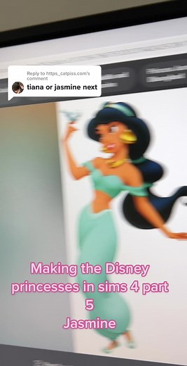 Creating Disney Princess Jasmine in Sims 4 | Princess Challenge