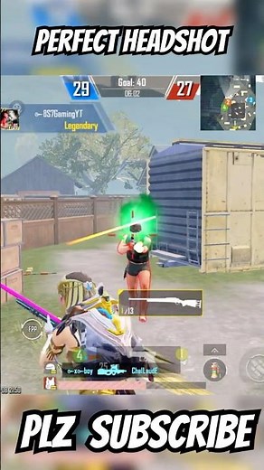 PERFECT AIM 😱 DEAD IN 1 SHOT 💀✅#pubgmobile #bgmi #shorts