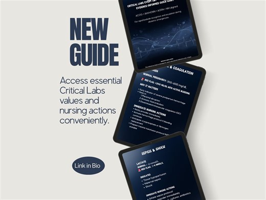 Labor and Delivery Rapid Reference: Critical Lab Values | Nurse Clinical Quick Guide |Digital Download