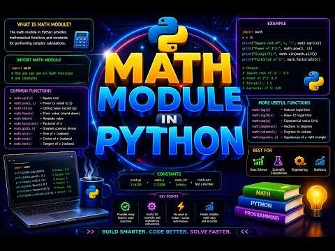 Math Module In Python | Python Math Module