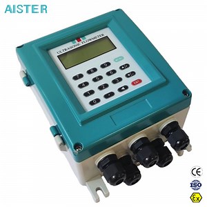 [Hot Item] Digital Flowmeter Water Wall Mounted Clamp on Ultrasonic Flow Meter