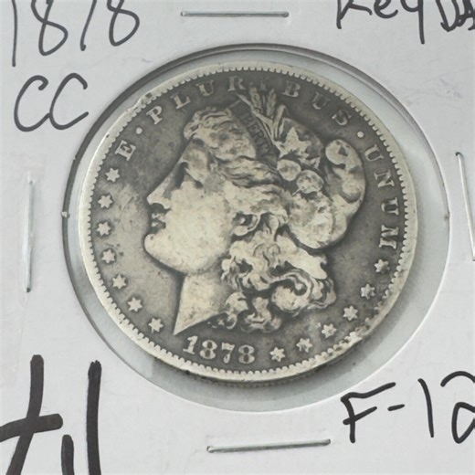 1878 CC Morgan Silver Dollar: Key Date, Fine Condition, Carson City Mint Mark - Etsy