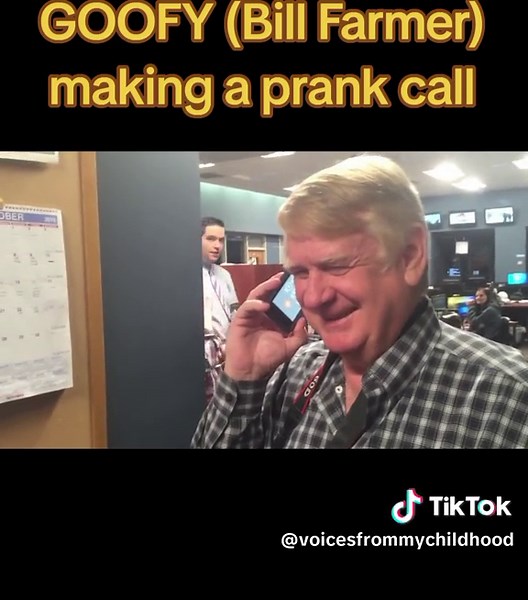 GOOFY (Bill Farmer) Making a Prank Call