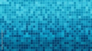 Blue gradation grid moving and blinking slowly, 4K motion loop background.