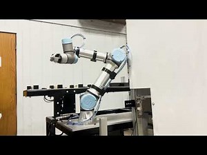 Material Handling with Cobots | Custom Machine Builder | Universal Robots | ONExia Inc.