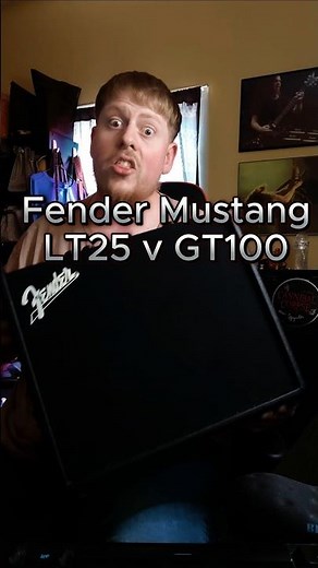 Fender Mustang Lt25 guitar amp better than the Gt100? #guitar #debate #facts #metal #explained