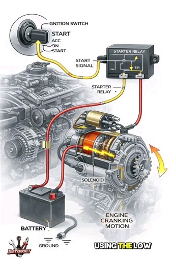 "How a Vehicle's Starter Circuit Works | Relay Protection Explained 🚗💡"