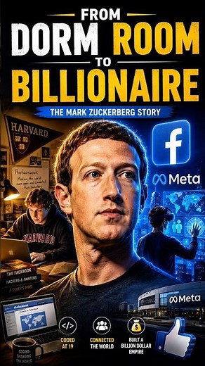 Mark Zuckerberg: The Student Who Built Facebook and Became a Billionaire #markzuckerberg