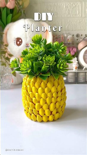 DIY pista shell planter #shorts #viralshorts #diyplanters #handmade #craftideas