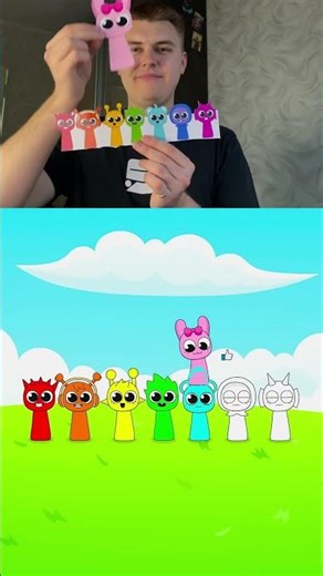 Pinki Sings the ColorsMixing Song 🎶🌈 | Sprunki Incredibox Coloring Challenge