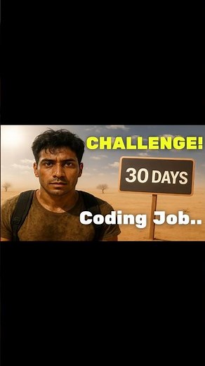 Can I Land a Job in 30 Days? 🤯 | Coding Challenge