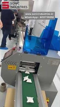 Chocolate Packing Machine | Sonic Industries Flow Wrap Machine