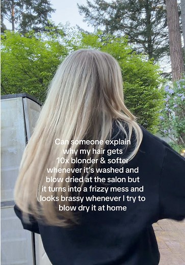 Why Salon Blowouts Make Hair Softer and Less Brassy