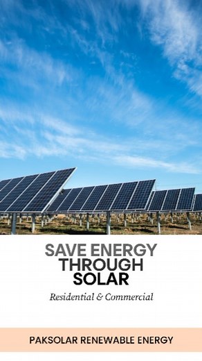 Residential & Commercial Solar System Save Energy through Solar Power #SolarSystem #solar #SolarPower #homesolar | Paksolar Renewable Energy | Facebook
