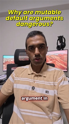 This Python Function Has a Silent Bug (Interview Favorite) #PythonInterview #LearnPython