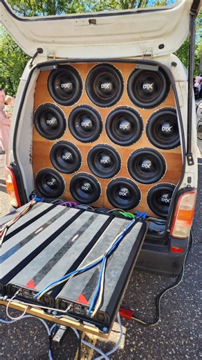 this crazy infinite baffle build was insane 😳 #subwoofer #lcobrotha #uniquesoundsmn