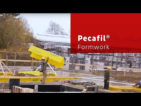 Pecafil® Formwork for Ground Beams and Pile Caps
