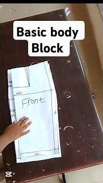 how to draft a basic skirt pattern #diy