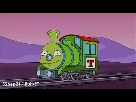 Thomas and friends references in the Simpsons