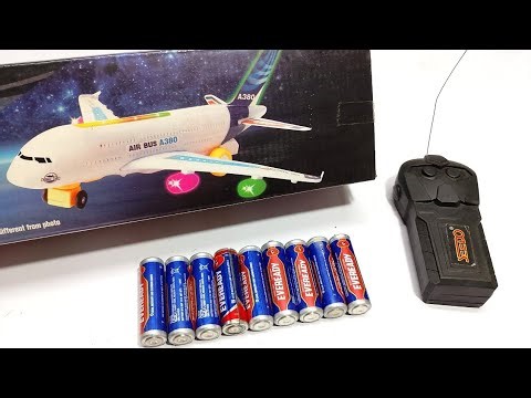 Unboxing RC Air Bus A380, Radio Control Jeep Car, Future 09 